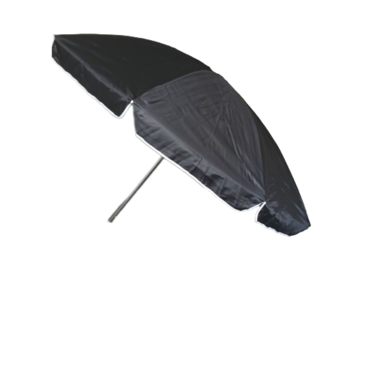 GENERICO - Parasol Doble Tela Doble Varilla Impermeable UV 2.80 mt Diámetro Negro