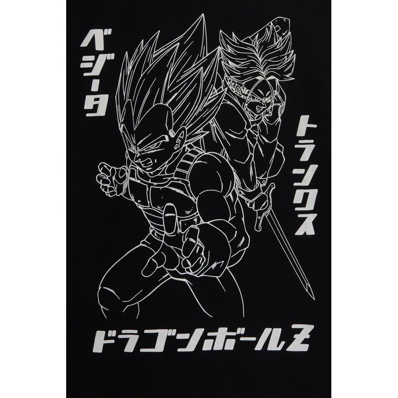 KOAJ - KOAJ Camiseta teens manga corta negro con estampado Dragon Bal HOMBRE