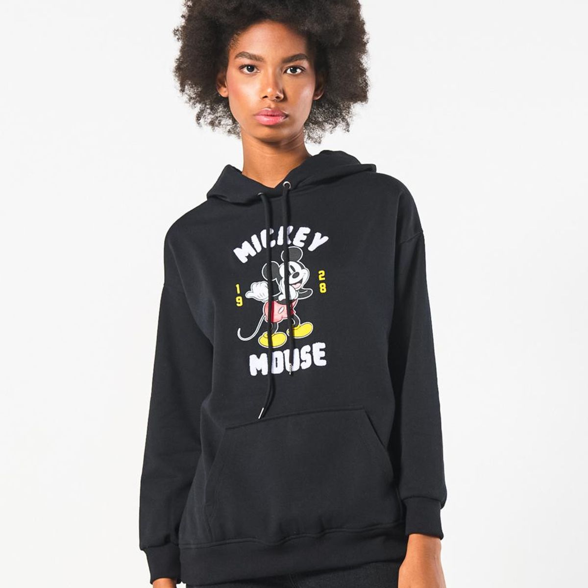 KOAJ - KOAJ Buzo oversize con capota, color crema para mujer, estam Mujer