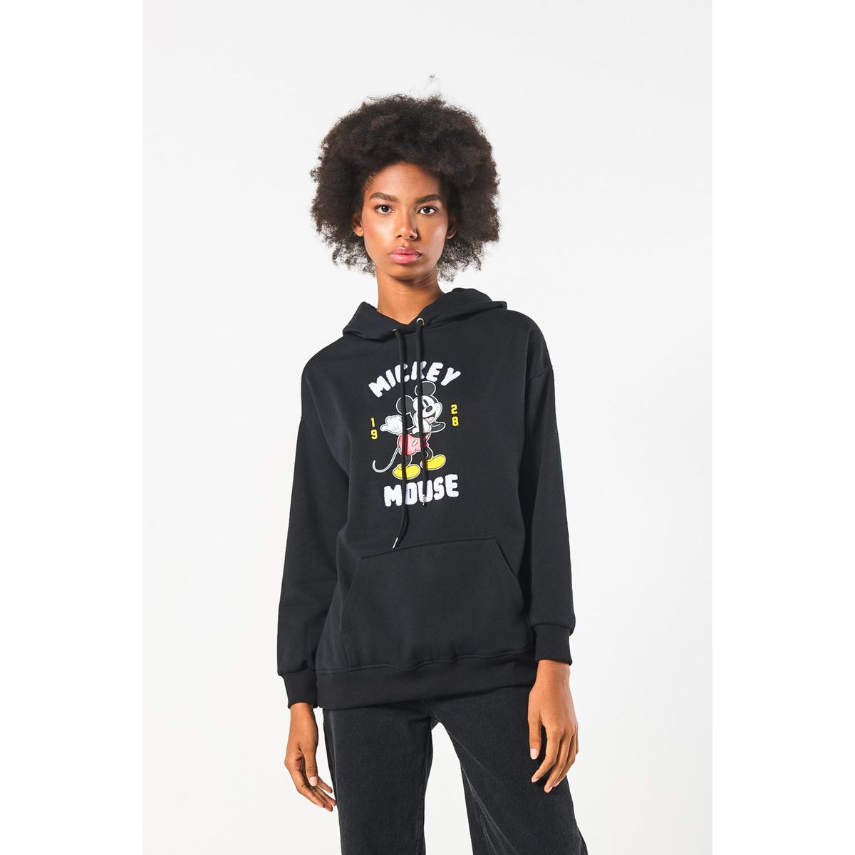 KOAJ - KOAJ Buzo oversize con capota, color crema para mujer, estam Mujer