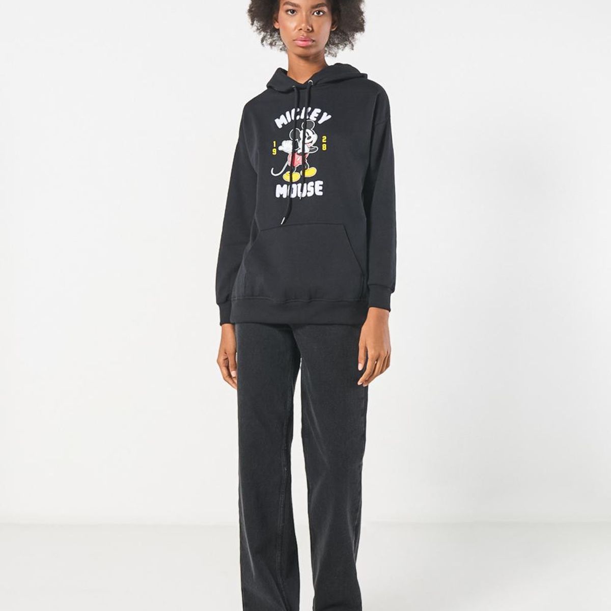 KOAJ - KOAJ Buzo oversize con capota, color crema para mujer, estam Mujer