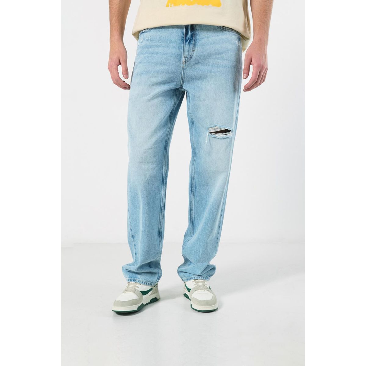 KOAJ - KOAJ Pantalon jean 90s Hombre bota ancha Hombre