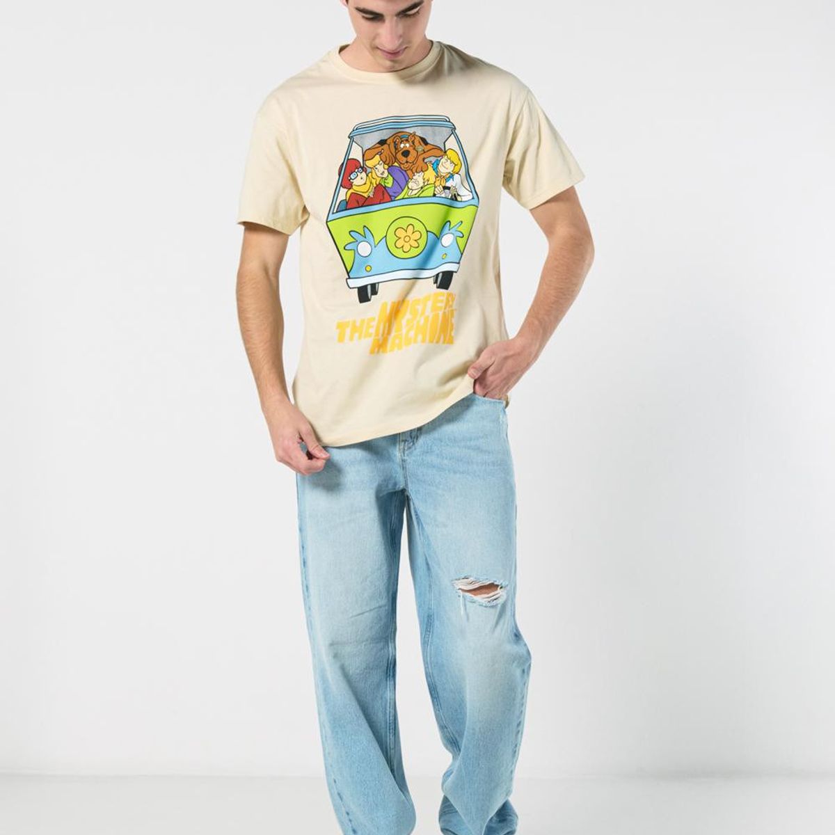 KOAJ - KOAJ Pantalon jean 90s Hombre bota ancha Hombre