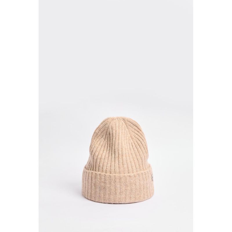 KOAJ - KOAJ Gorro tejido unicolor con dije decorativo MUJER