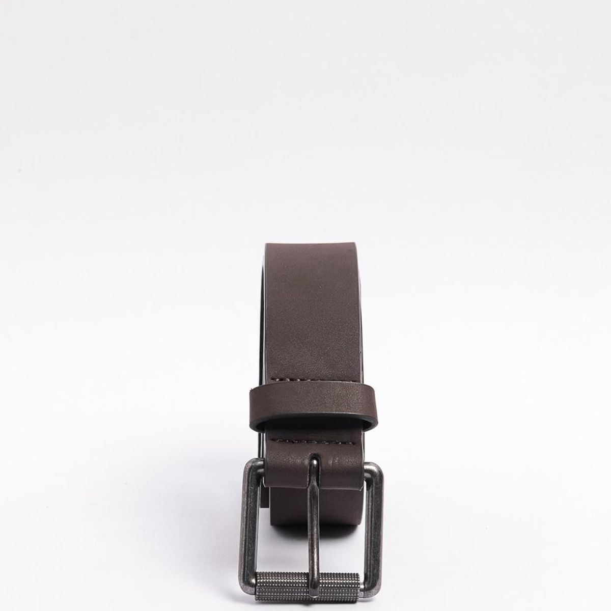 KOAJ - KOAJ Cinturón sintético unicolor con hebilla cuadrada metál Hombre