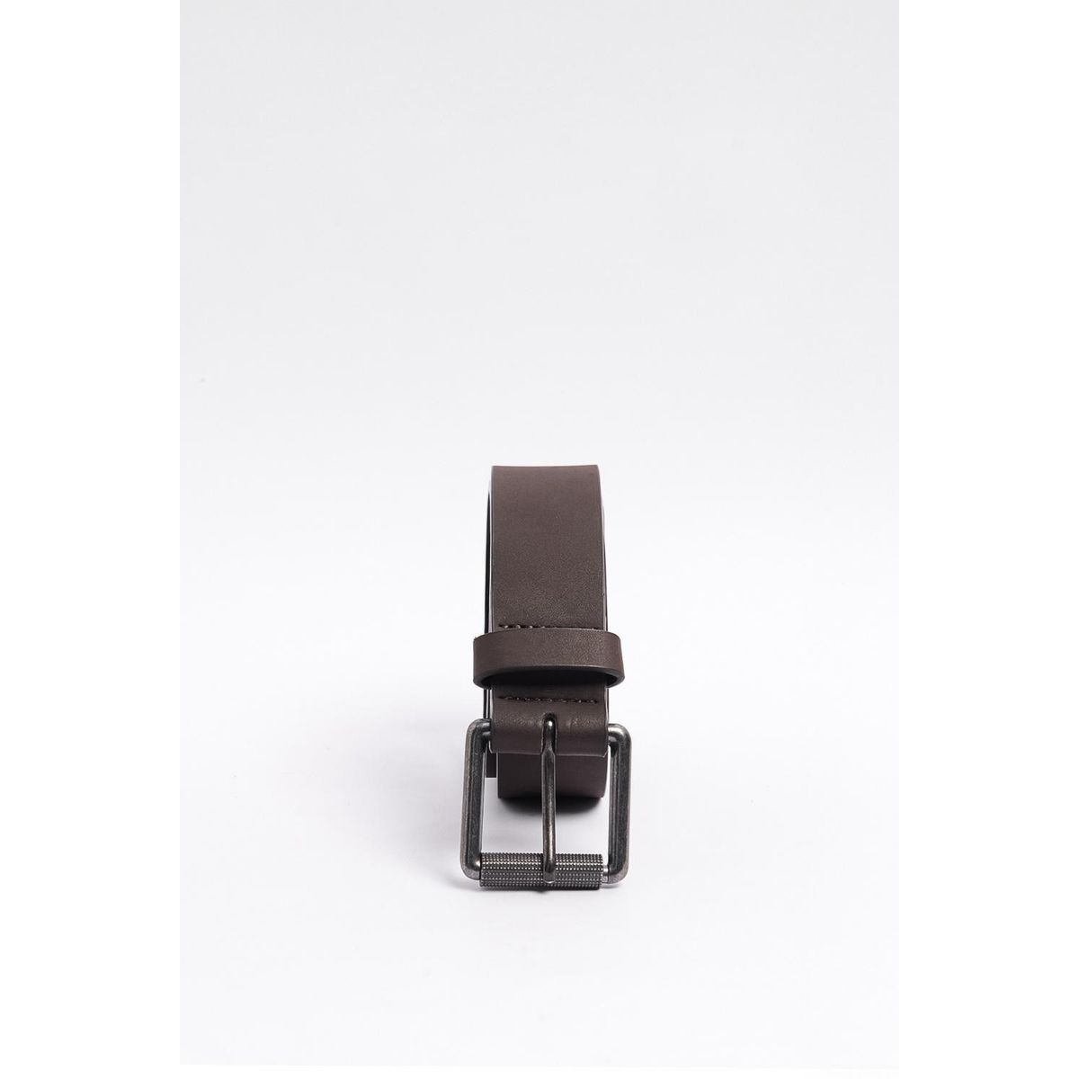 KOAJ - KOAJ Cinturón sintético unicolor con hebilla cuadrada metál Hombre