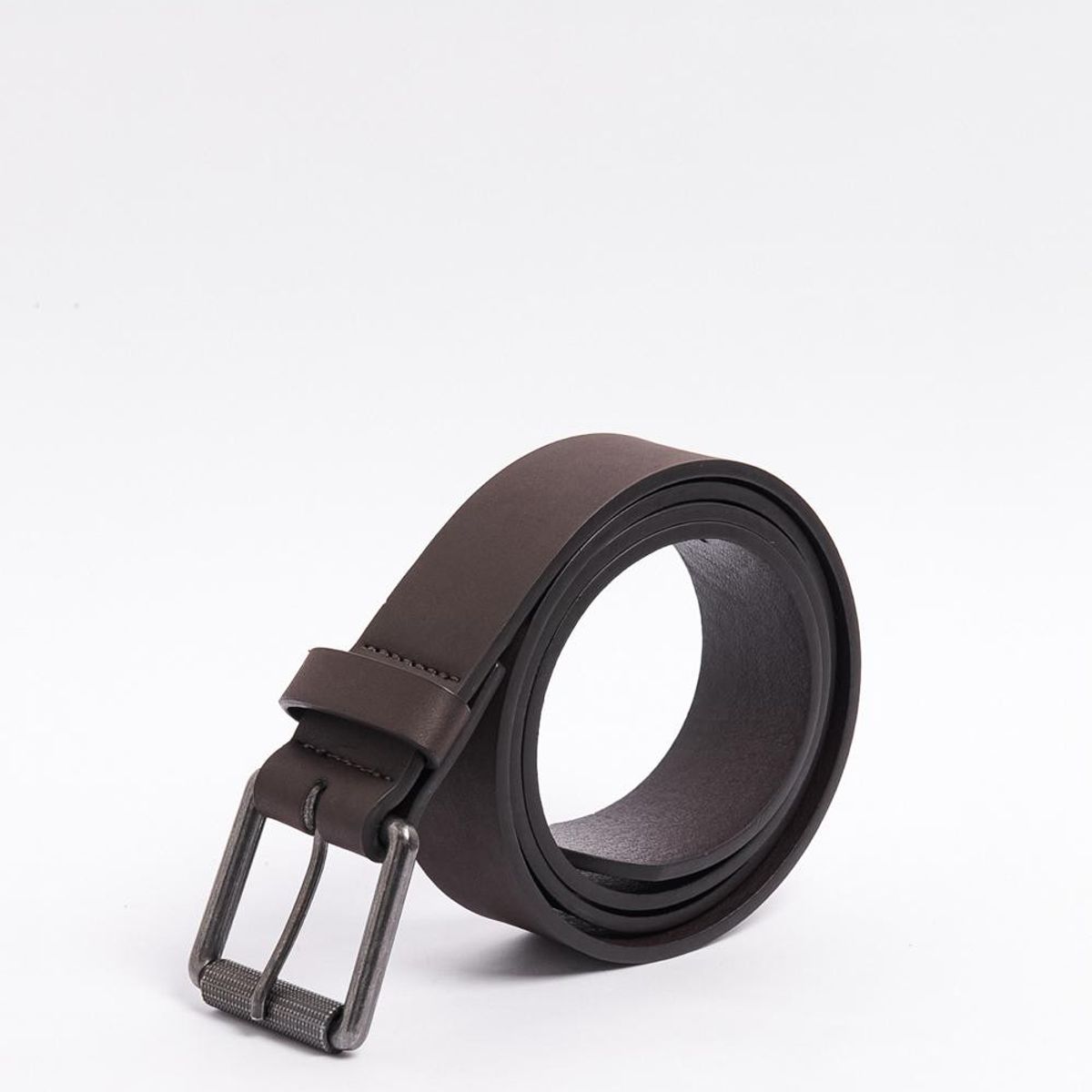 KOAJ - KOAJ Cinturón sintético unicolor con hebilla cuadrada metál Hombre