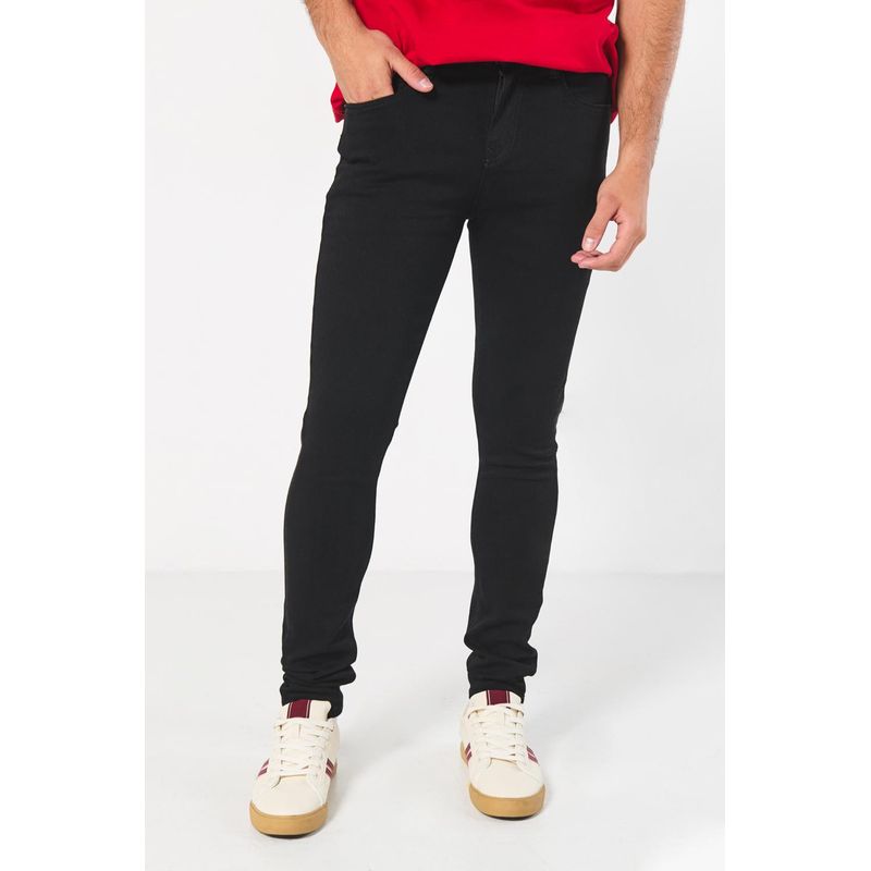 KOAJ - KOAJ Jean Super Skinny fit tiro bajo Hombre