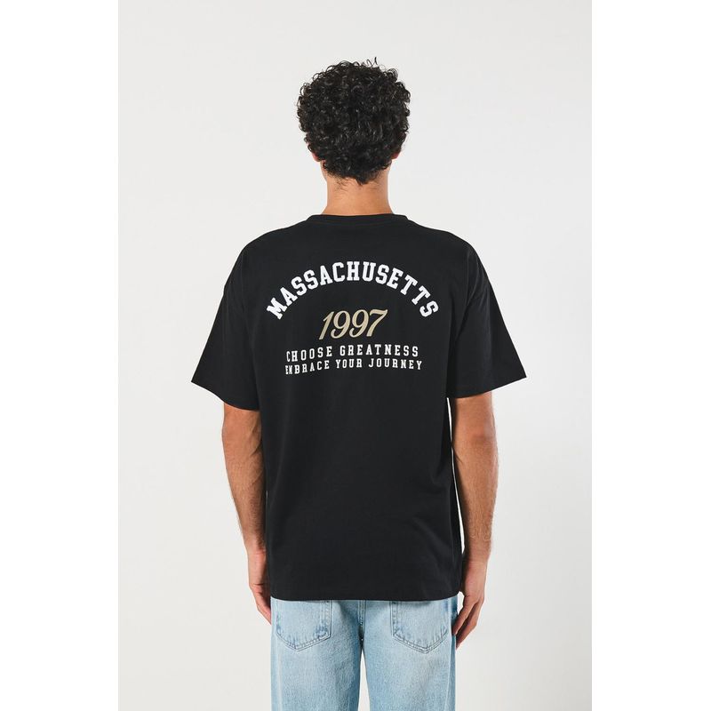 KOAJ - KOAJ Camiseta oversize manga corta con estampación HOMBRE