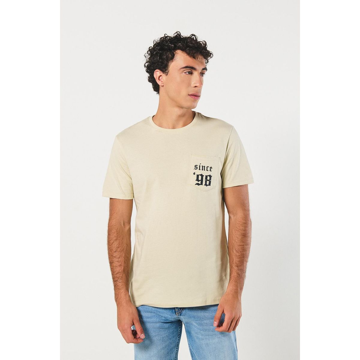 KOAJ - KOAJ Camiseta manga corta COLOR con estampado en frente esti Hombre