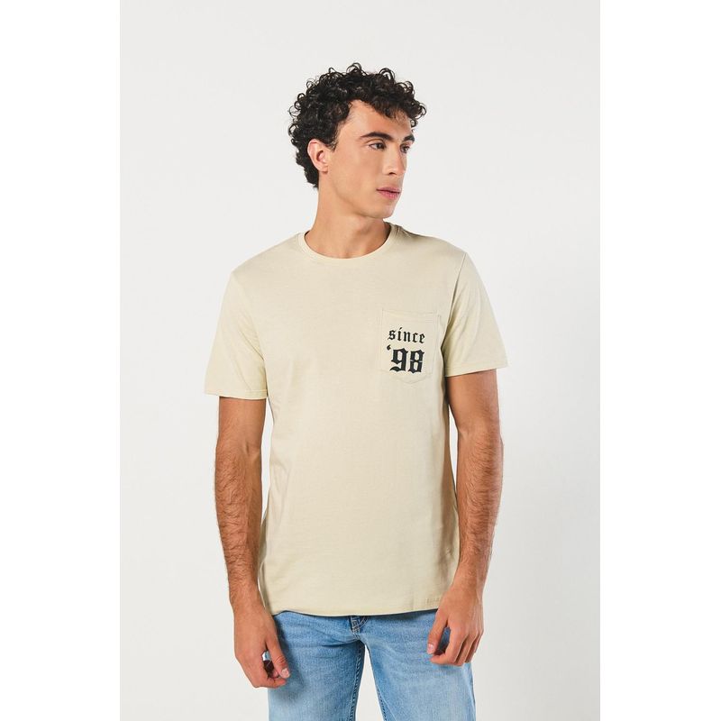 KOAJ - KOAJ Camiseta manga corta COLOR con estampado en frente estilo HOMBRE