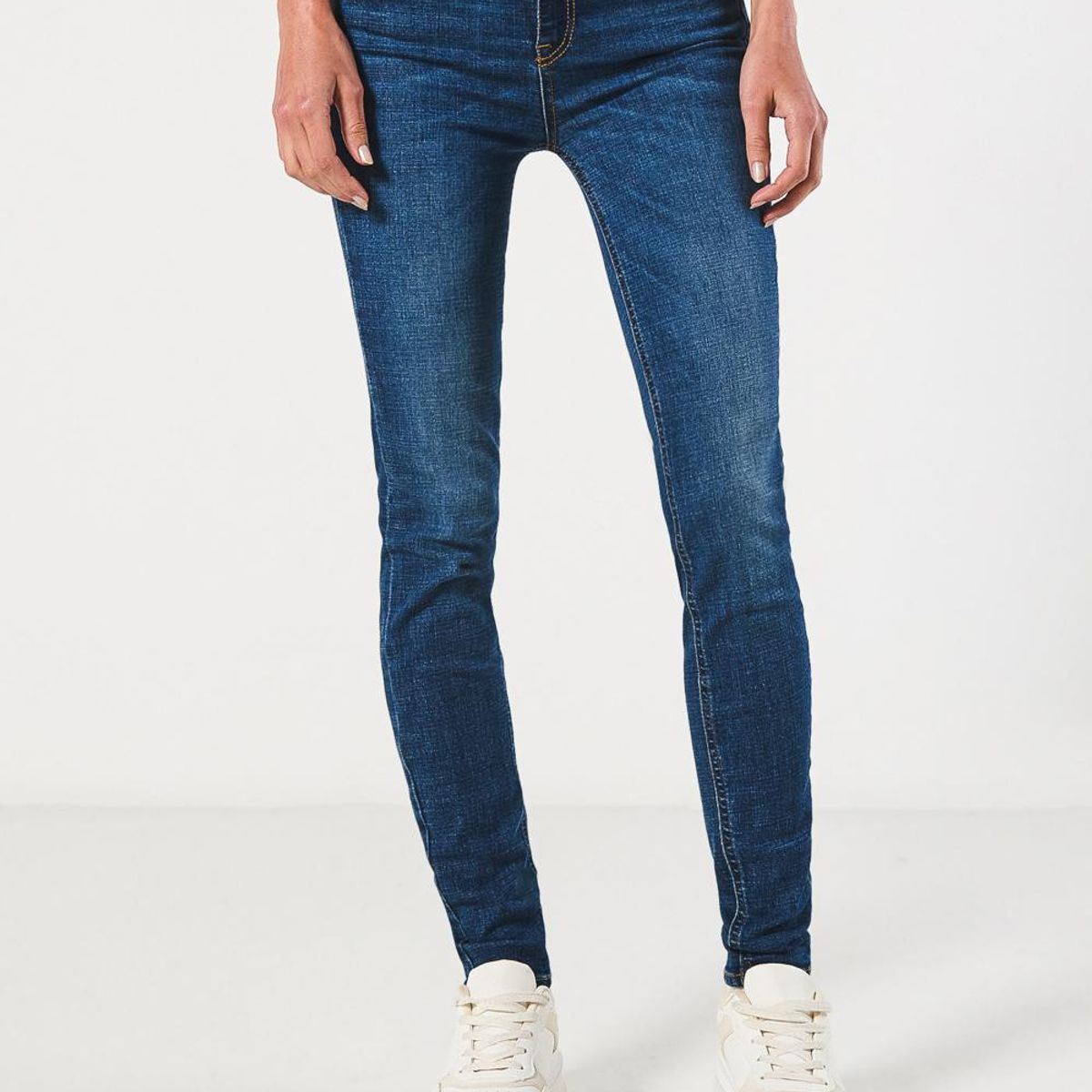 KOAJ - KOAJ Jean para mujer, 5 bolsillos, tiro alto, cinco bolsillo Mujer