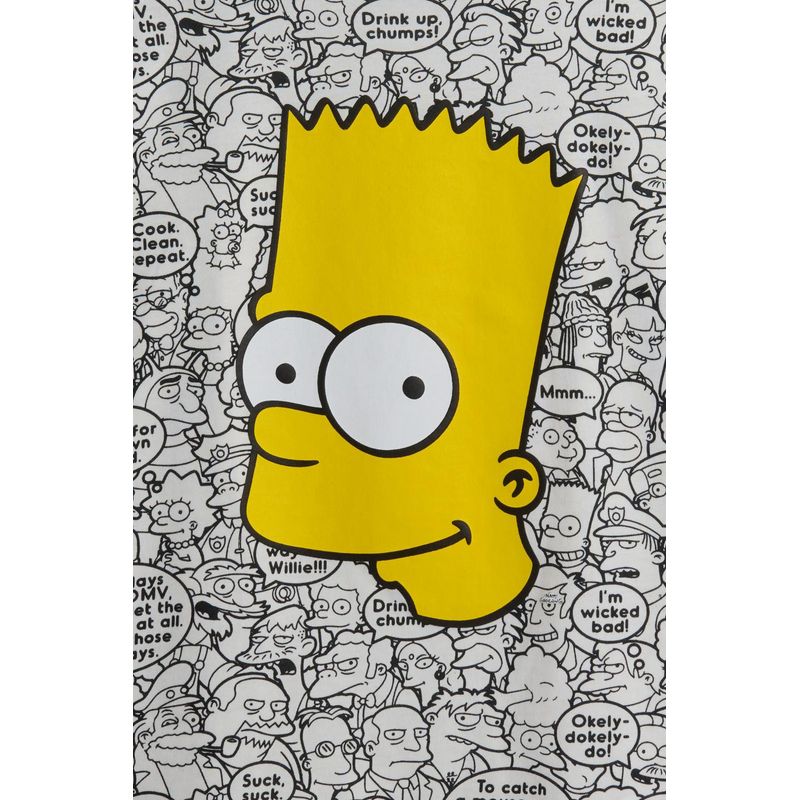 KOAJ - KOAJ Camiseta teens manga corta con estampado de Los Simpsons HOMBRE
