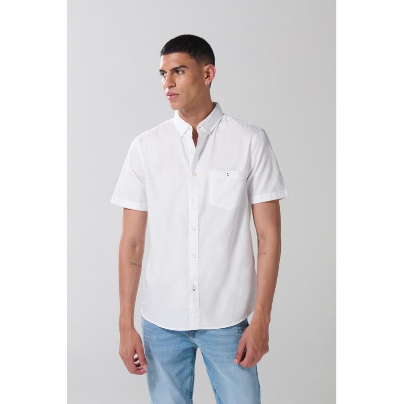KOAJ - KOAJ Camisa con cuello button down, manga corta con colores so HOMBRE