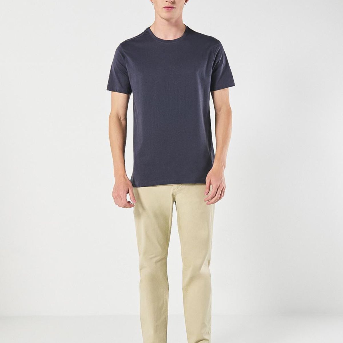 KOAJ - KOAJ Camiseta gris intensa en algodón con manga corta Hombre