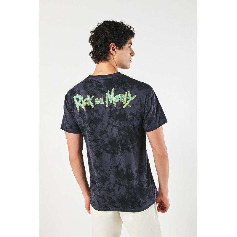 KOAJ - KOAJ Camiseta manga corta con estampado de Rick & Morty. HOMBRE