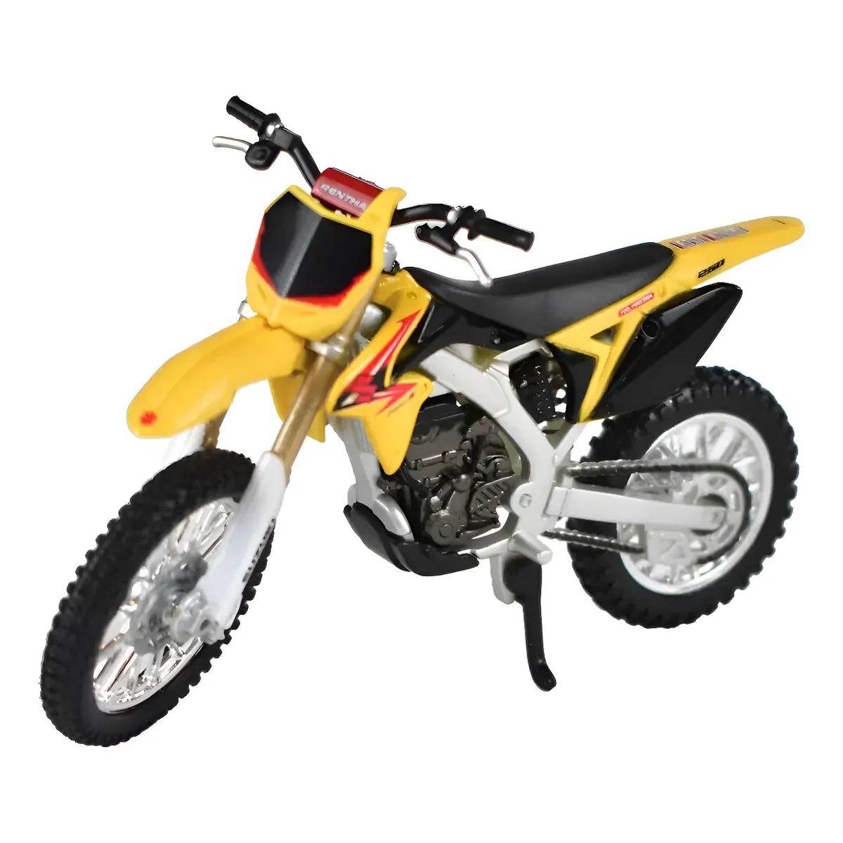 JUGANDO Y EDUCANDO - Moto De Colección Suzuki Rmz 450 1/18 Die Cast Bburago Original
