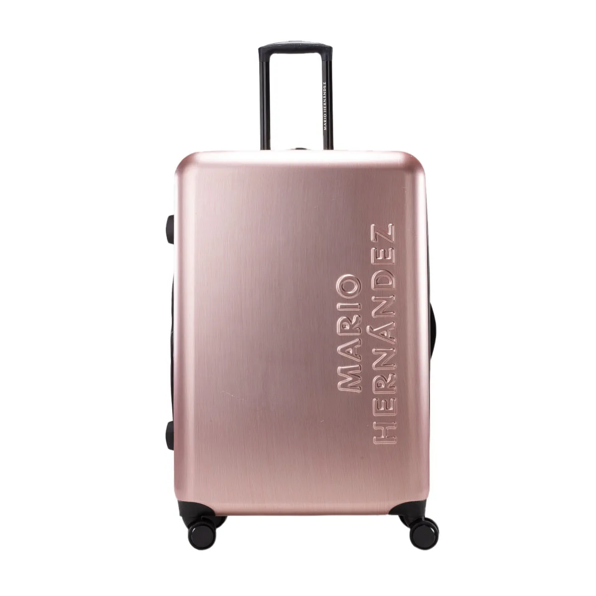 MARIO HERNANDEZ - Maleta Grande  Expandible 28" Rosa Metálico Imperial
