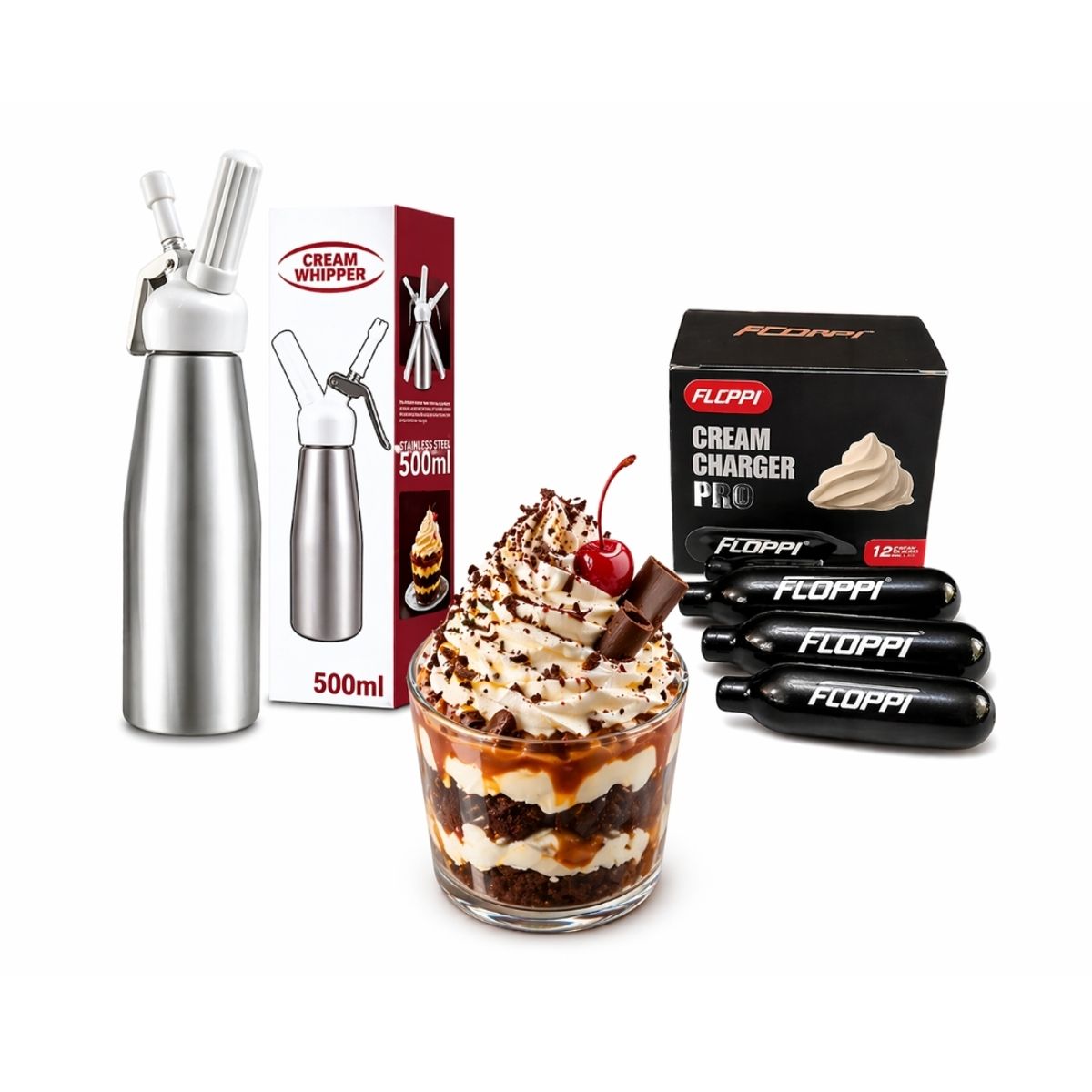 GENERICO - chantillera de 500 ml  y caja de valvulas x12