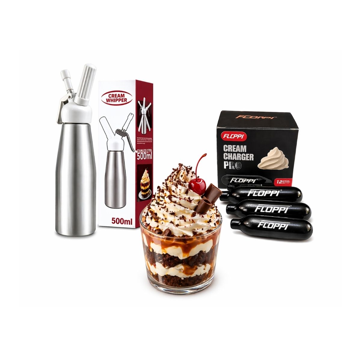 GENERICO - chantillera de 500 ml  y caja de valvulas x12