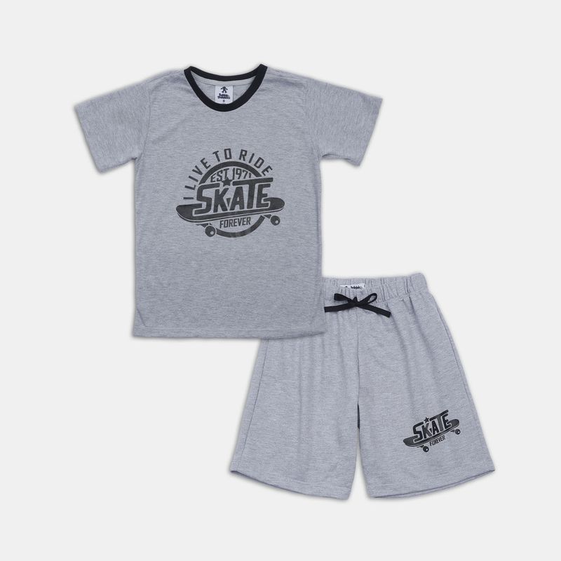 BUBBLE GUMMERS - Conjunto  Para Niño Bubblegummers Gris-Negro Joshua