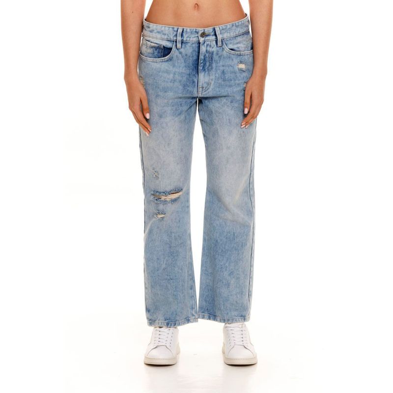 PILATOS - Jean Rigido Para Mujer  Pales Low   Pilatos