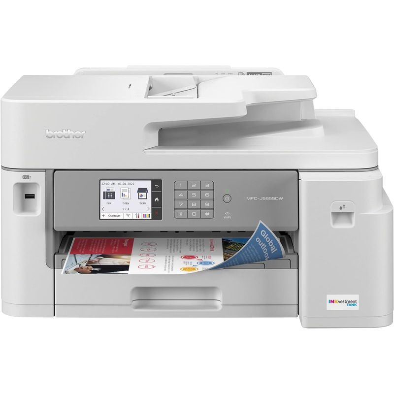 BROTHER - Impresora Brother MFC-J5855DW con tinta para 1 año y A3