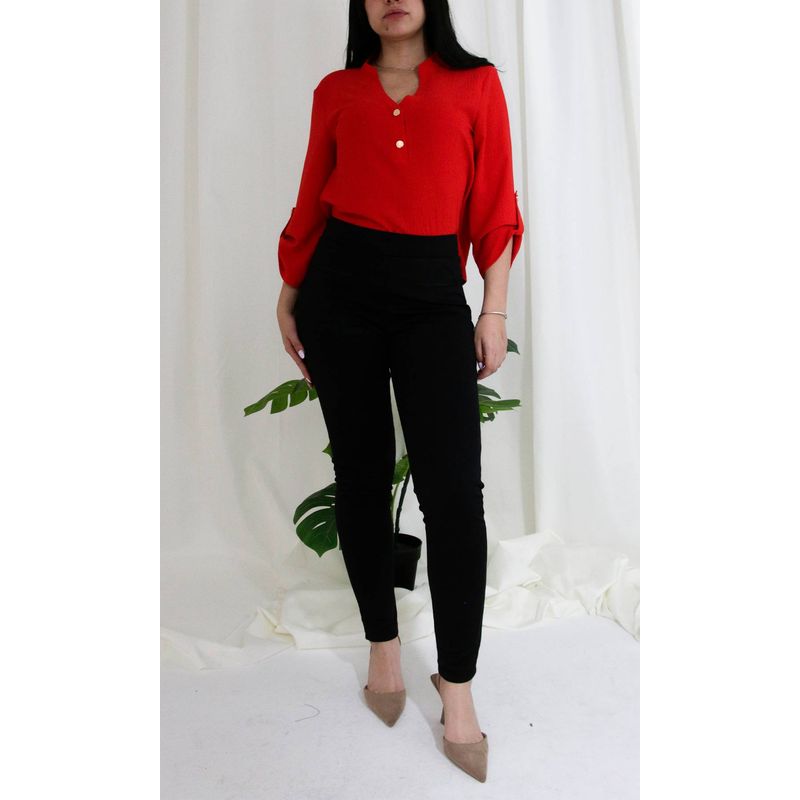 L Y H - Leggins Para Mujer Negro Marca L&H