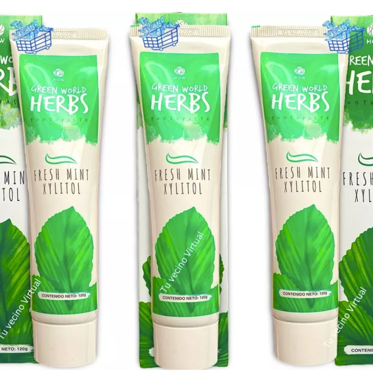 HEALTHY AMERICA - Pasta Dental Herbal Hgw X3