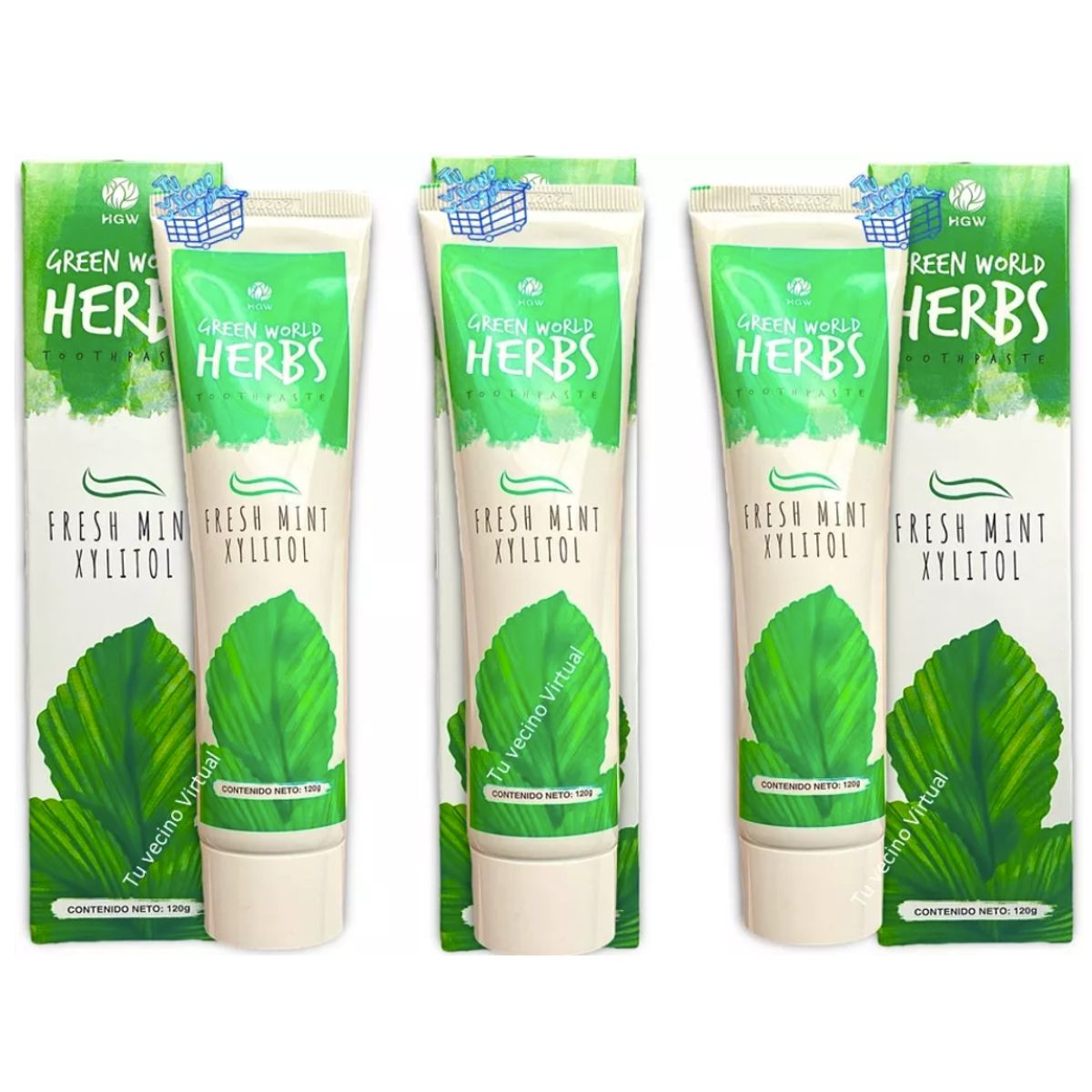 HEALTHY AMERICA - Pasta Dental Herbal Hgw X3