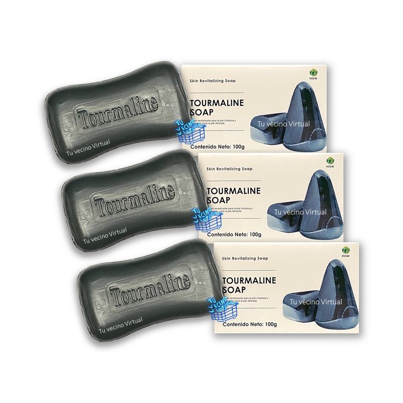 VARIOS - Jabón X3 Turmalina Hgw 100g