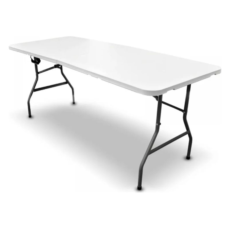 GENERICO - Mesa Tipo Portafolio Plegable De Plástico Apta Exterior 180 Cm