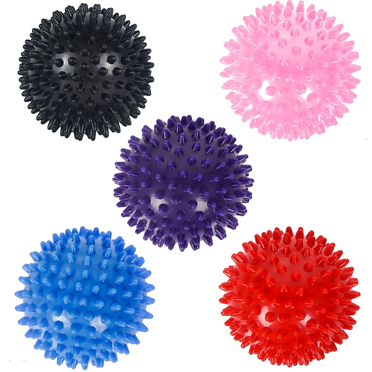 GENERICO - Balon Masajeador Con Púas Pelota Terapia Rehabilitación