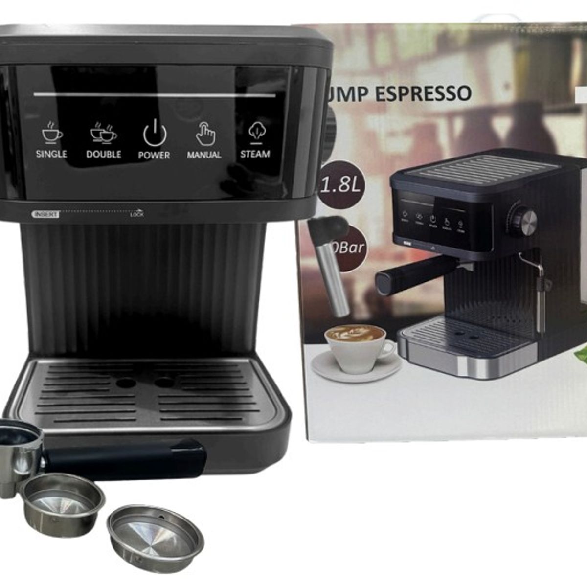 GENERICO - Máquina Espresso Capuchinera Inteligente 20 Bares