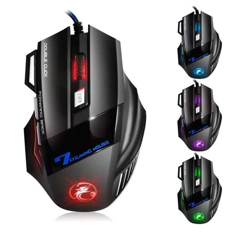 GENERICO - Mouse Ratón Gamer 509 RGB Botones Iluminación LED Alta Precisión