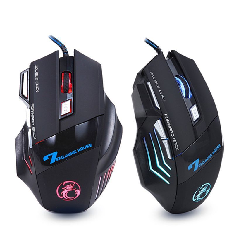 GENERICO - Mouse Raton Gamer 509 RGB Botones Iluminación LED Alta Precisión
