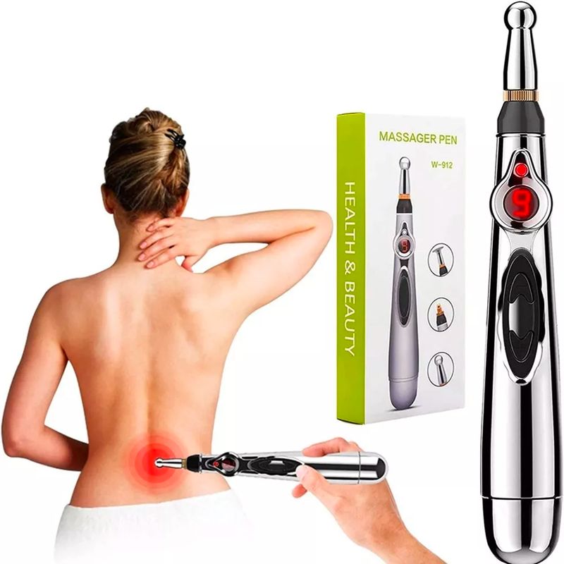 GENERICO - Masajeador Acupuntura Portátil 9 Niveles Para Dolor Muscular