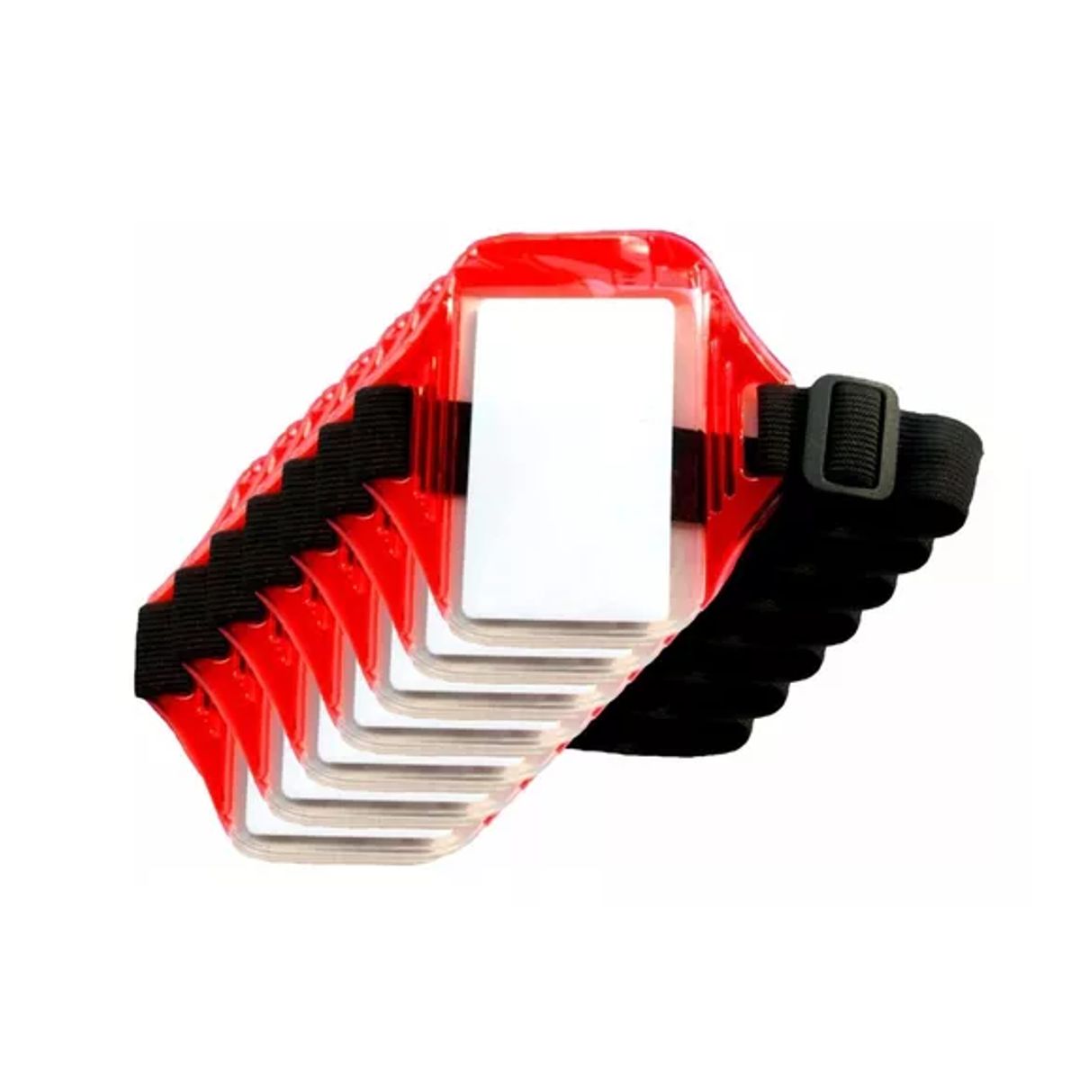 NACIONAL - PORTA CARNET X 12 UNIDADES COLOR ROJO