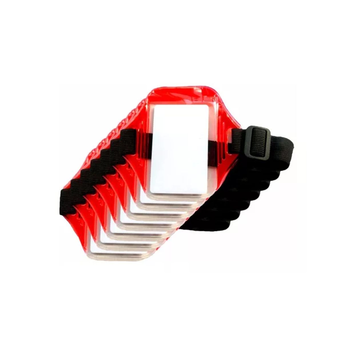 NACIONAL - PORTA CARNET X 12 UNIDADES COLOR ROJO