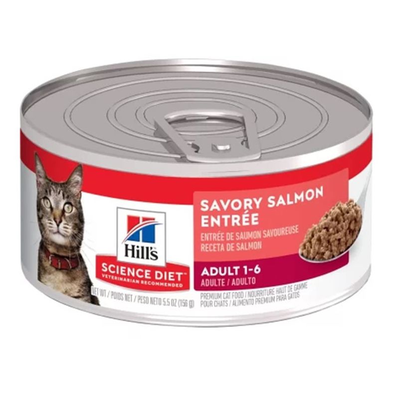 HILLS - Hill´s Science Diet Adult 1–6 Salmón Gato - 156 g x 3 u