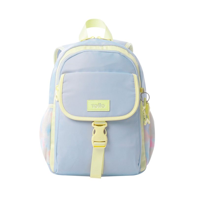 TOTTO - Morral para Niña Cluw Pequeño Azul/Amarillo