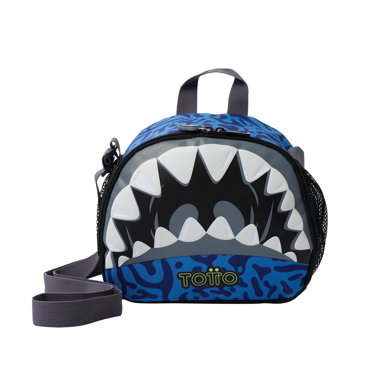TOTTO - Lonchera con Aislamiento Térmico Sharky Azul