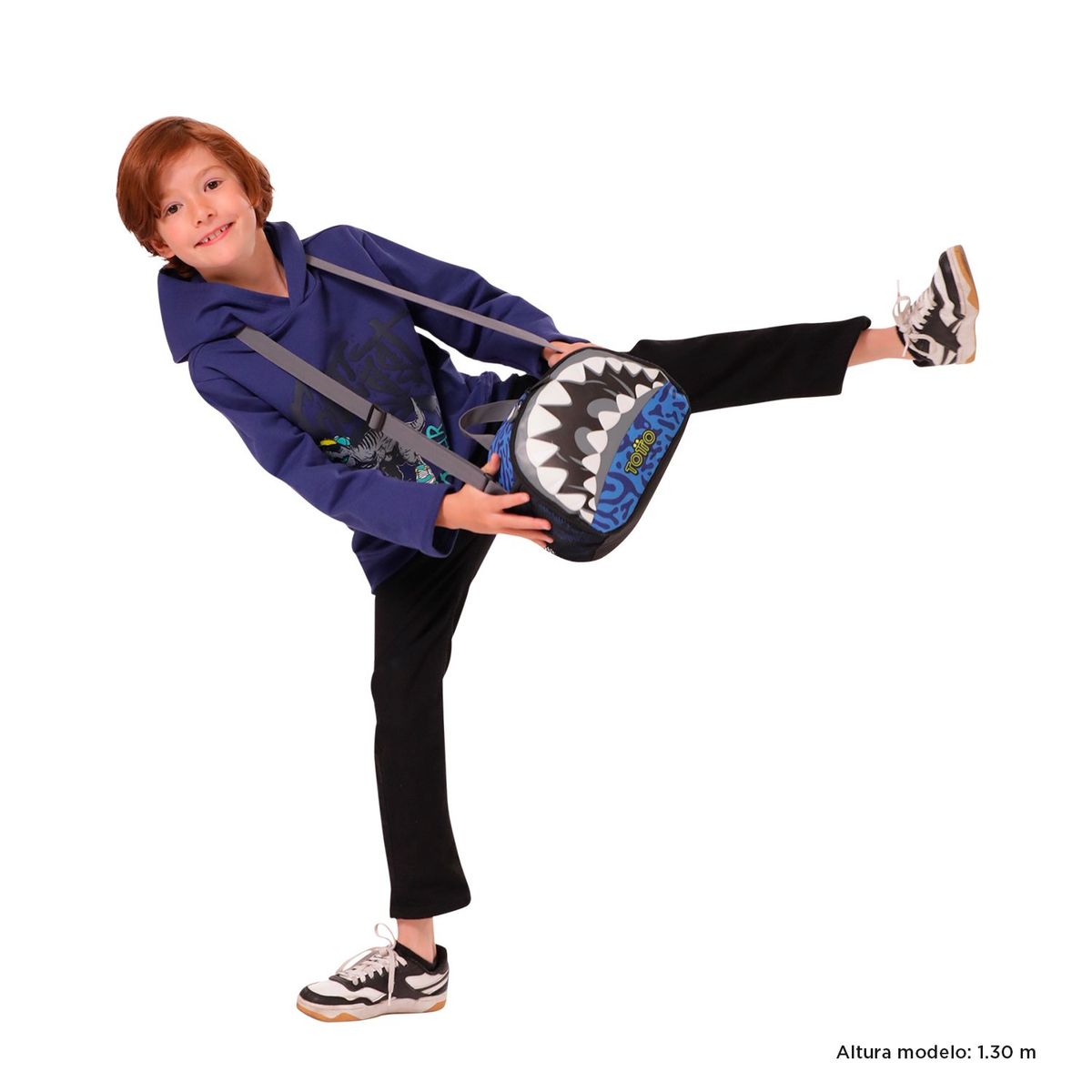 TOTTO - Lonchera con Aislamiento Térmico Sharky Azul