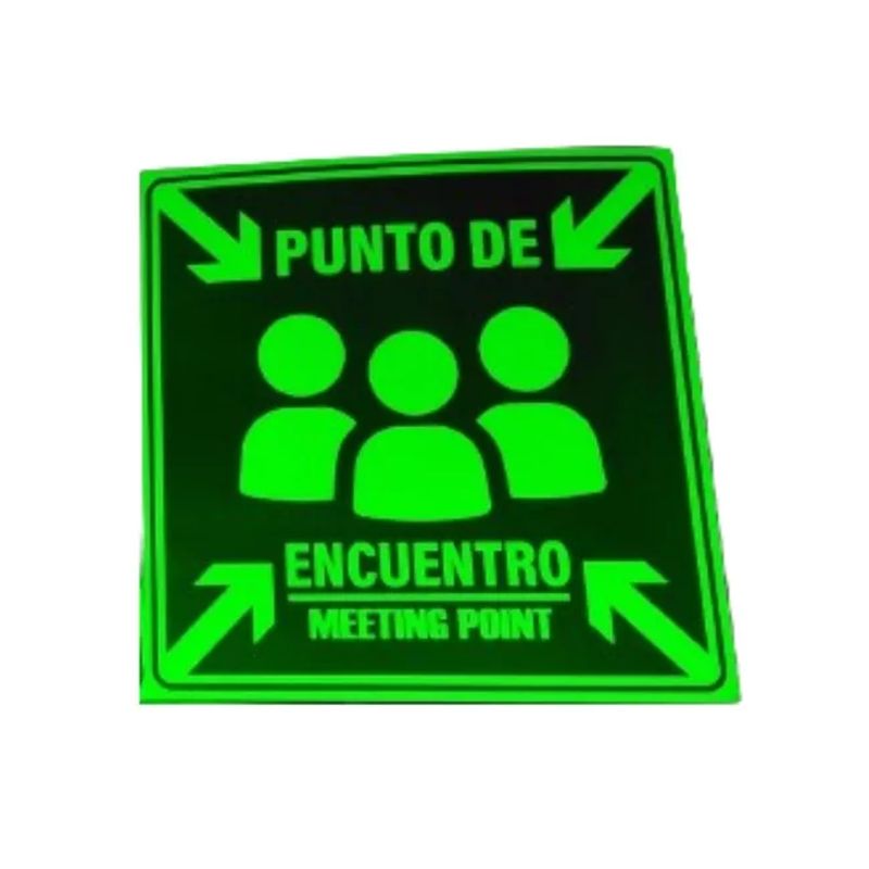 NACIONAL - SEÑALIZACION FOTOLUMINISCENTE PUNTO DE ENCUENTRO 28X22
