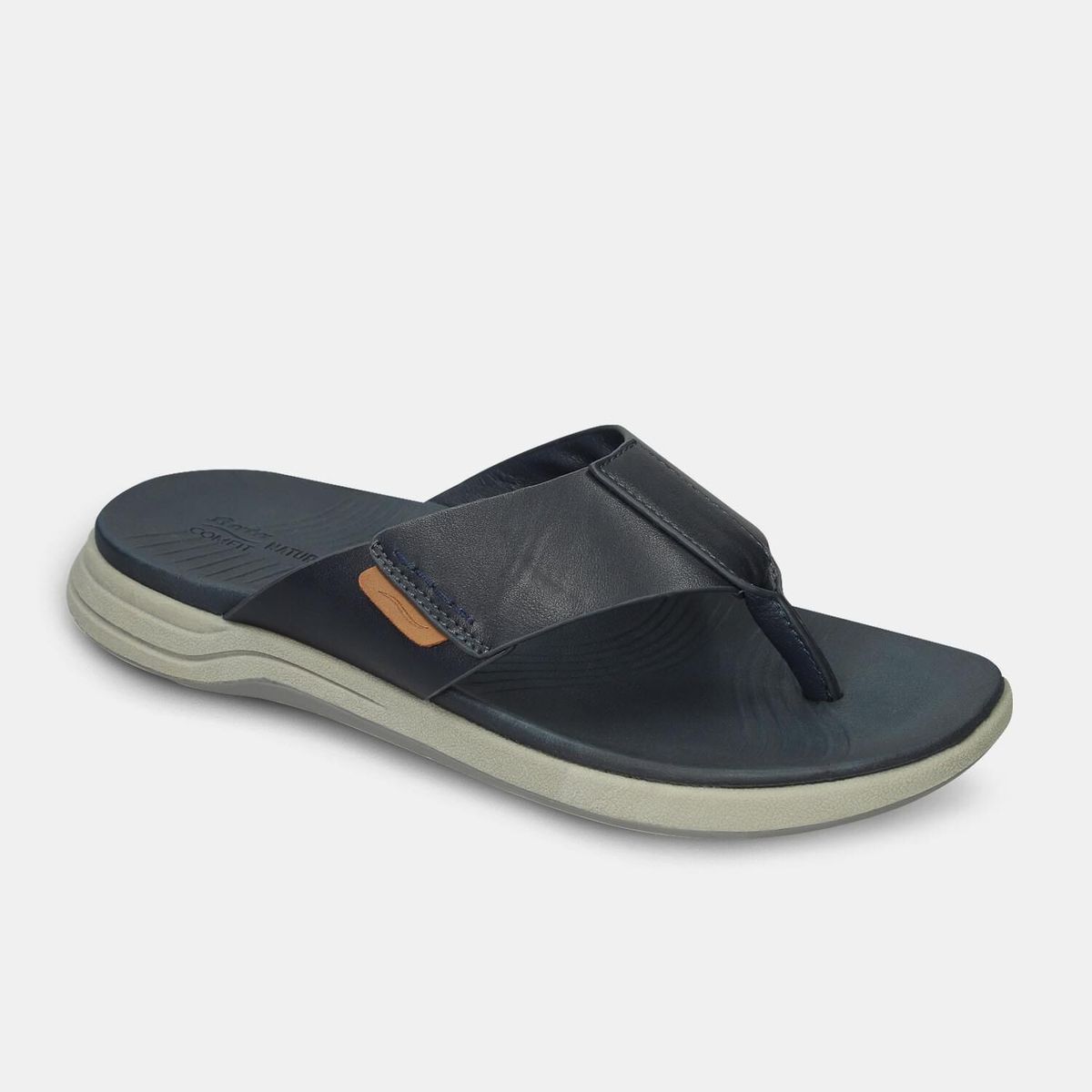 BATA - Chanclas Para Hombre Bata Comfit Azul Milk Bamboo Summer