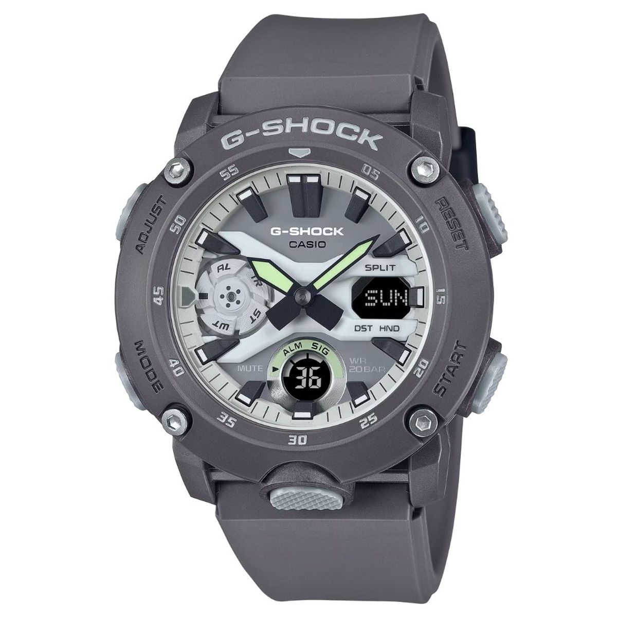 CASIO - Reloj G-SHOCK Modelo GA-2000HD-8A Diseño Deportivo