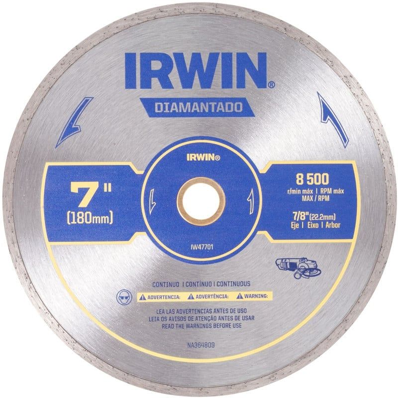 IRWIN - Disco diamantado continuo 7