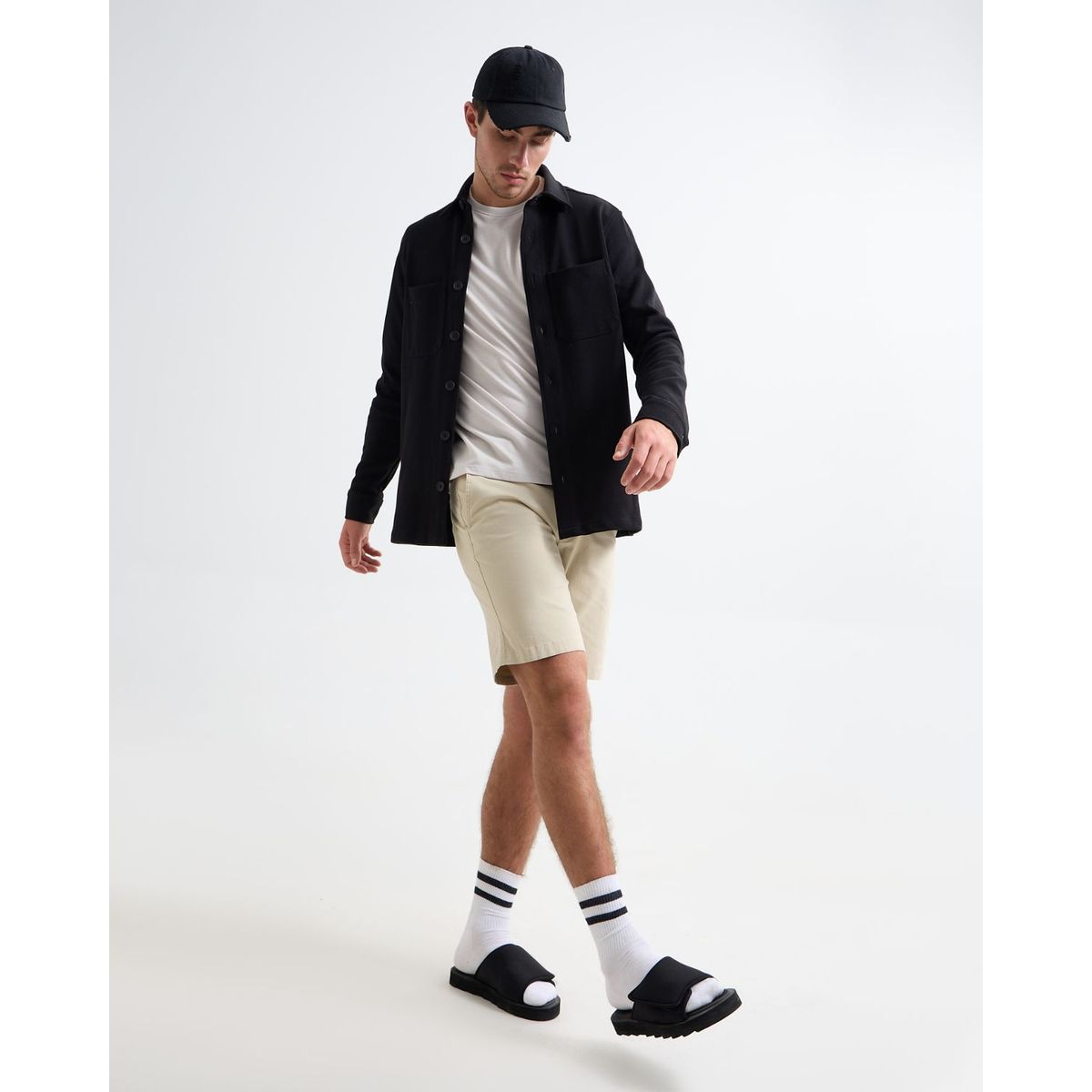 SEVEN SEVEN - Bermuda Para Hombre  Color Avena Marca Seven Seven #45100690