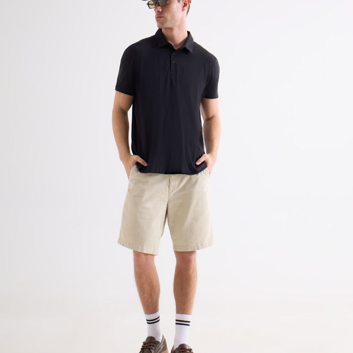 SEVEN SEVEN - Bermuda Para Hombre  Color Avena Marca Seven Seven #45100690