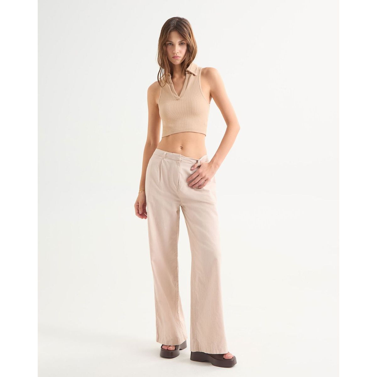 SEVEN SEVEN - Pantalon Para Mujer  Color Marfil Marca Seven Seven #28071848